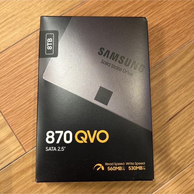 PC/タブレット新品Samsung 870QVO 8TB SSD MZ-77Q8T0B ③