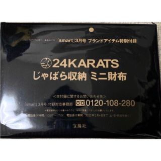 トゥエンティーフォーカラッツ(24karats)の24karats 雑誌付録　ミニ財布(ファッション)