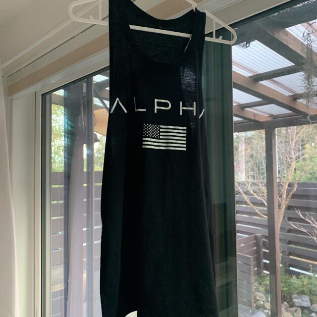 alpha(アルファ)のアルファ　ALPHA タンクトップ　筋トレ　トレーニングウェア メンズのトップス(タンクトップ)の商品写真