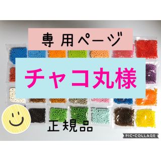 エポック(EPOCH)のアクアビーズ☆100個入り×2袋（チャコ丸様）(知育玩具)