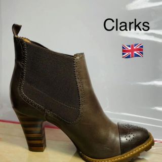 クラークス(Clarks)のクラークス　サイドゴア　ショートヒールブーツ(ブーツ)