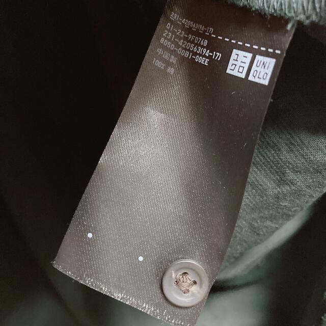 UNIQLO(ユニクロ)のユニクロ　長袖　コーデュロイスキッパーシャツ レディースのトップス(シャツ/ブラウス(長袖/七分))の商品写真