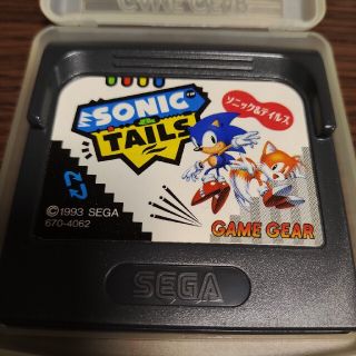 セガ(SEGA)のゲームギア　ソニック&テイルス　ソフトのみ(携帯用ゲームソフト)