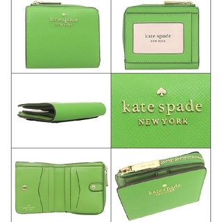 ケイトスペードニューヨーク(kate spade new york)のkate spade　財布　二つ折り　ウォレット　ケース　ミニ　春財布♪(財布)