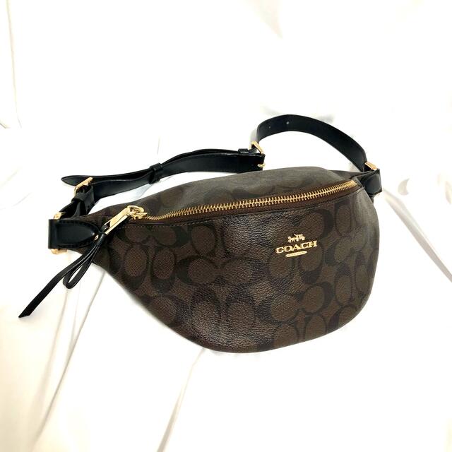 COACH - 値下げ‼️美品‼️ コーチ シグネチャー ウエストバッグ F48740