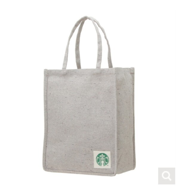 Starbucks Coffee(スターバックスコーヒー)のスターバックス アップサイクルコットン ショッパーバッグ ミックスグレー S レディースのバッグ(トートバッグ)の商品写真