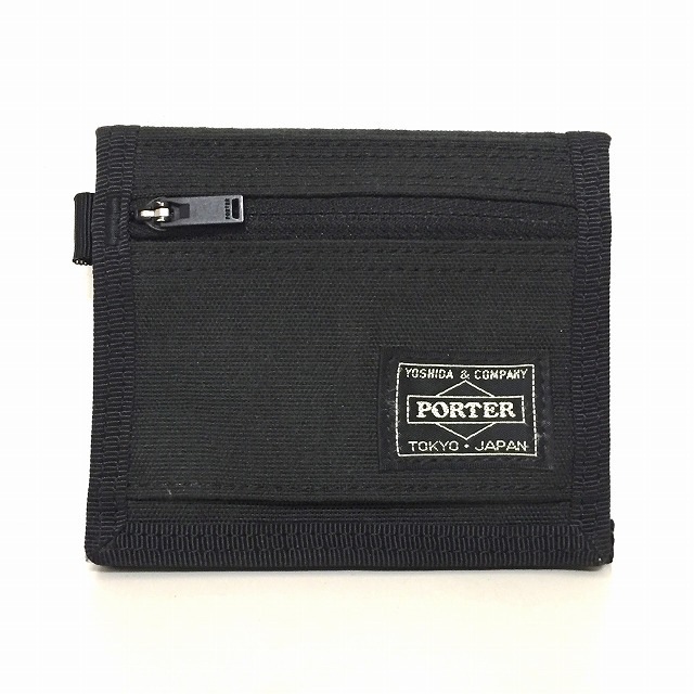 PORTER(ポーター)のPORTER/吉田(ポーター) 2つ折り財布 - 黒 レディースのファッション小物(財布)の商品写真