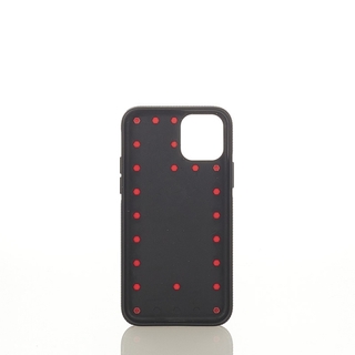 【美品】ルブタン iphoneケース 11pro ロゴ ブラック レッド
