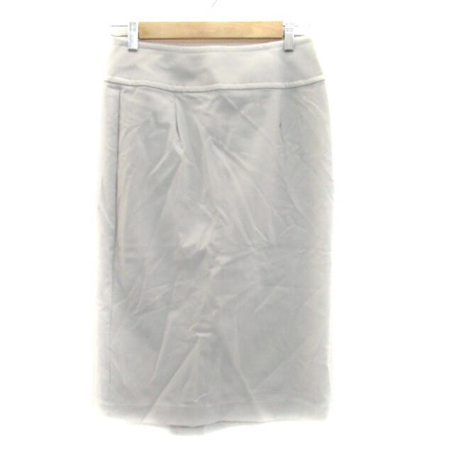 Noble(ノーブル)のノーブル フレアスカート ラップスカート ロング丈 38 水色 ライトブルー レディースのスカート(ひざ丈スカート)の商品写真