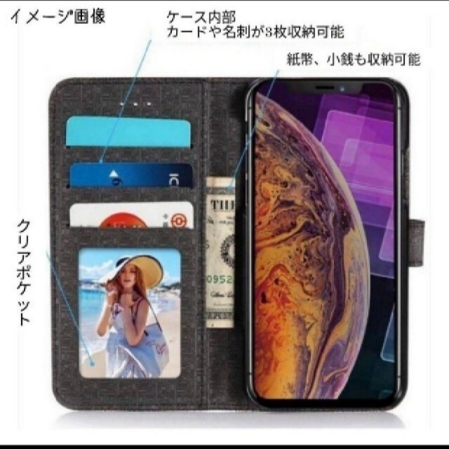 ⭐ジャンイチロー様専用⭐iPhone7Plus 黒 格子柄 iPhoneケース スマホ/家電/カメラのスマホアクセサリー(iPhoneケース)の商品写真