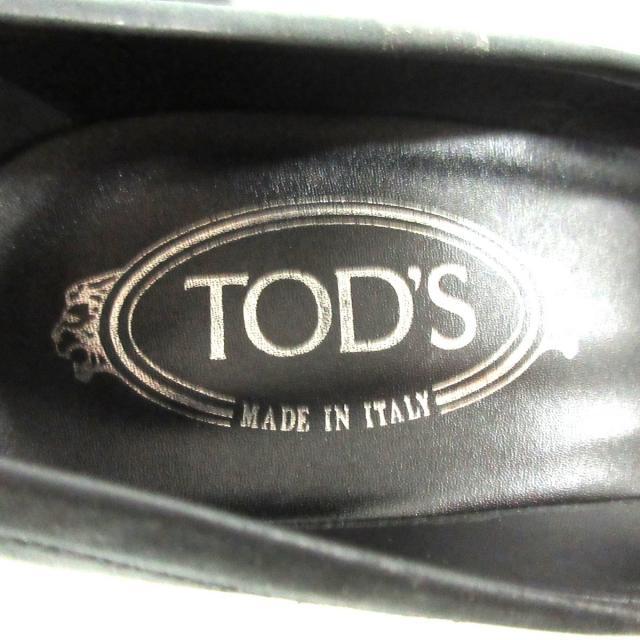 TOD'S(トッズ)のトッズ パンプス 37 1/2 レディース - 黒 レディースの靴/シューズ(ハイヒール/パンプス)の商品写真