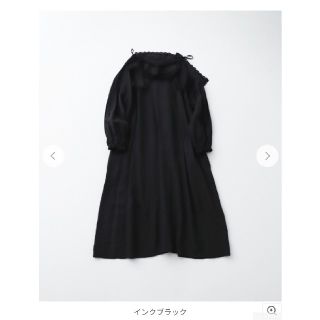 ネストローブ(nest Robe)のネストローブ　リネンレース襟付きワンピース(ロングワンピース/マキシワンピース)