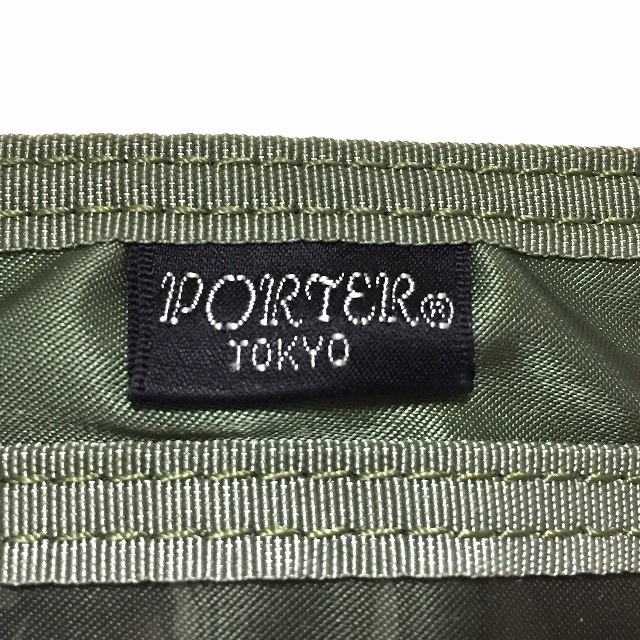 PORTER(ポーター)のポーター 2つ折り財布 タンカー カーキ レディースのファッション小物(財布)の商品写真