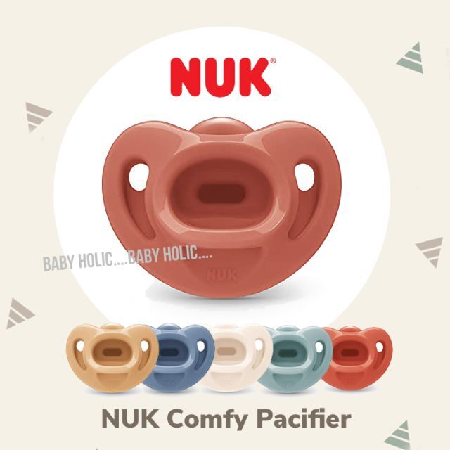 Pigeon(ピジョン)の【海外限定】NUK 歯列矯正 おしゃぶりテラコッタ 0-6m/6-18m キッズ/ベビー/マタニティの授乳/お食事用品(その他)の商品写真