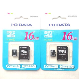 アイオーデータ(IODATA)の2個組 I・O DATA microSDHCメモリーカード 16GB   21(その他)