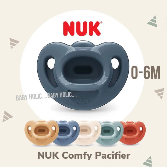 Pigeon(ピジョン)の【海外限定】NUK 歯列矯正 おしゃぶり ダークブルー 0-6ヶ月用 キッズ/ベビー/マタニティの授乳/お食事用品(その他)の商品写真