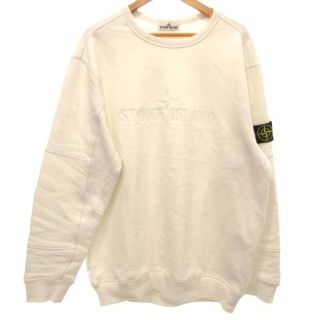 STONE ISLAND　ロゴスウェットトレーナー グレー サイズ：XL