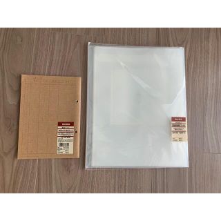 ムジルシリョウヒン(MUJI (無印良品))の無印良品　取扱説明書用ファイルA4  組み合わせて使えるノート　家計簿(ファイル/バインダー)