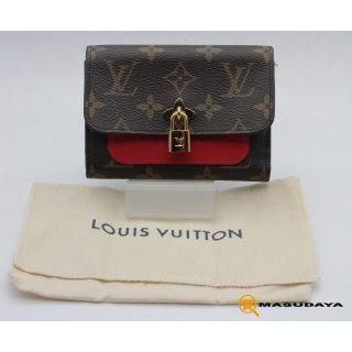 ルイヴィトン(LOUIS VUITTON)のルイヴィトンモノグラムポルトフォイユフラワーコンパクトM62567【美品】(財布)