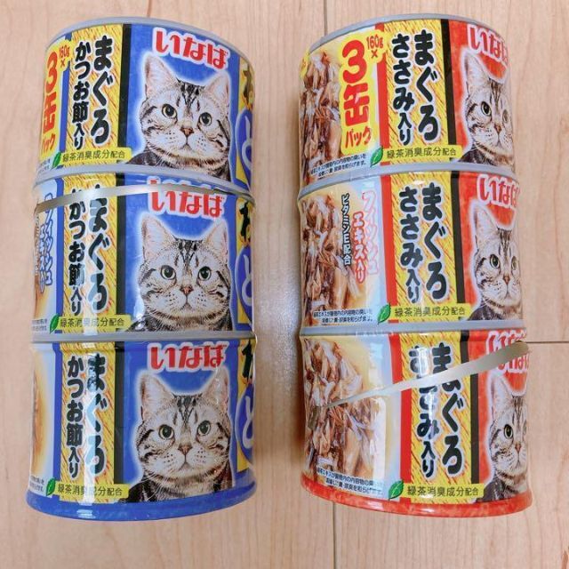 いなば　わがまま猫　とろみ まぐろ　160g×3缶パック×2種 その他のペット用品(猫)の商品写真