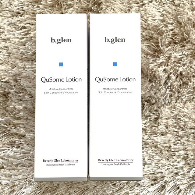 新品QuSome ローション ビーグレン b.glen 化粧水2本セットスキンケア/基礎化粧品