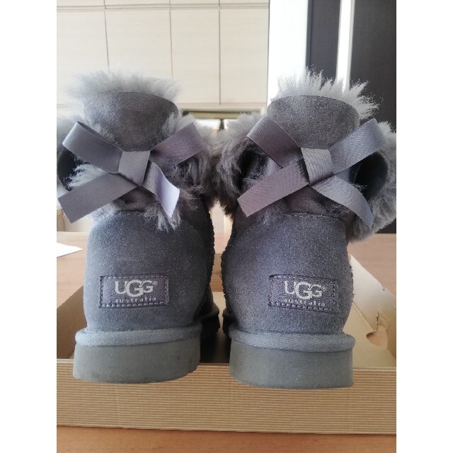 UGG - UGG リボンショートブーツ グレイの通販 by rio's shop|アグ