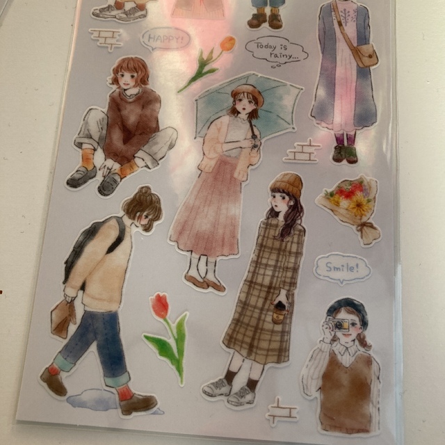 セリア シール 女の子の通販 By チョコ S Shop ラクマ