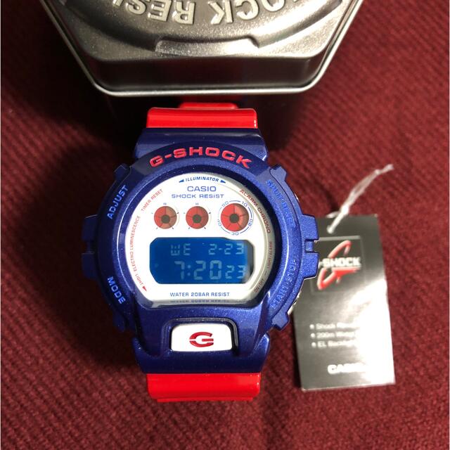 G-SHOCK(ジーショック)のカシオ ジーショック DW-6900AC Blue レッド メンズの時計(腕時計(デジタル))の商品写真