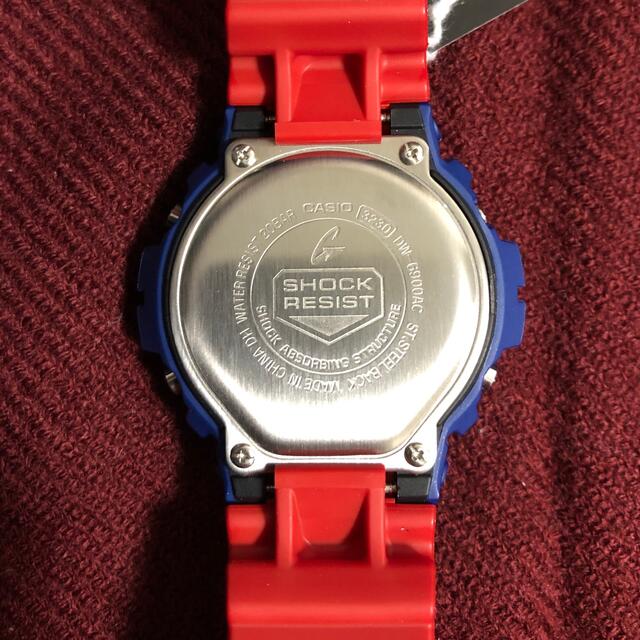 G-SHOCK(ジーショック)のカシオ ジーショック DW-6900AC Blue レッド メンズの時計(腕時計(デジタル))の商品写真