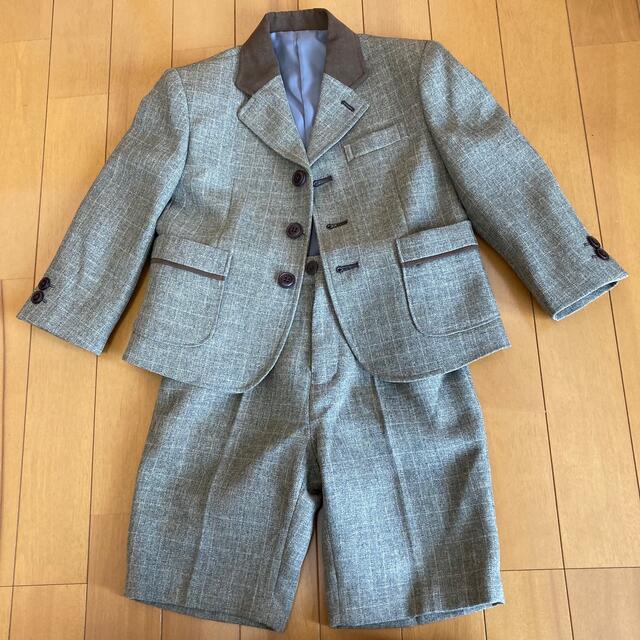 男児フォーマルスーツ　95cm キッズ/ベビー/マタニティのキッズ服男の子用(90cm~)(ジャケット/上着)の商品写真