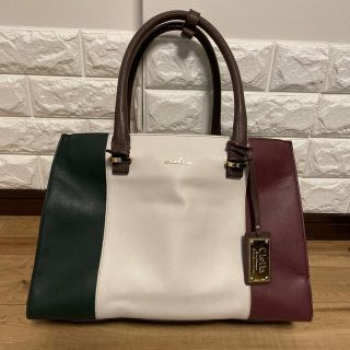  Clelia トートバッグ トリコロール 2way ショルダーバッグ(ショルダーバッグ)