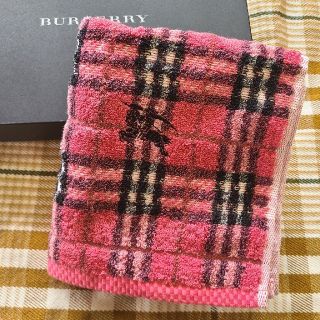 バーバリー(BURBERRY)のバーバリー　フェイスタオル　未使用　シール付き(タオル/バス用品)