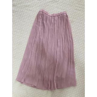 ユニクロ(UNIQLO)のユニクロ プリーツスカート ピンク M(その他)