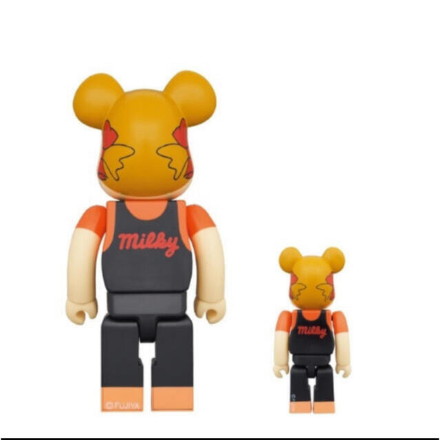 BearBrick ペコちゃん　コーヒー　ミルキー　100 400%