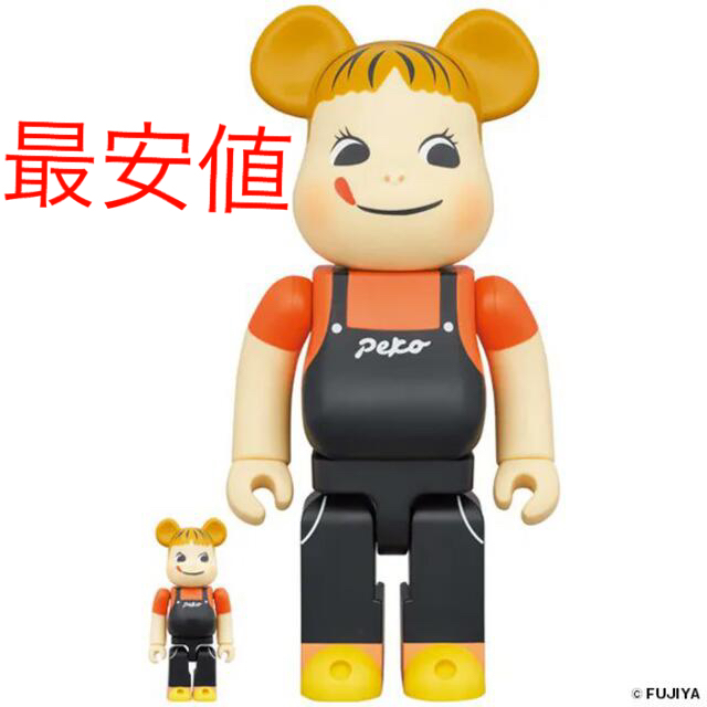 MEDICOM TOY - BE＠RBRICK ペコちゃん コーヒーミルキー 100％ & 400 ...