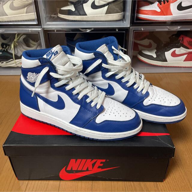 新品 NIKE - Nike Air Jordan 1 Retro High Storm Blueの通販 by やまちゃん☆プロフ必読|ナイキならラクマ 最安価格(税込)