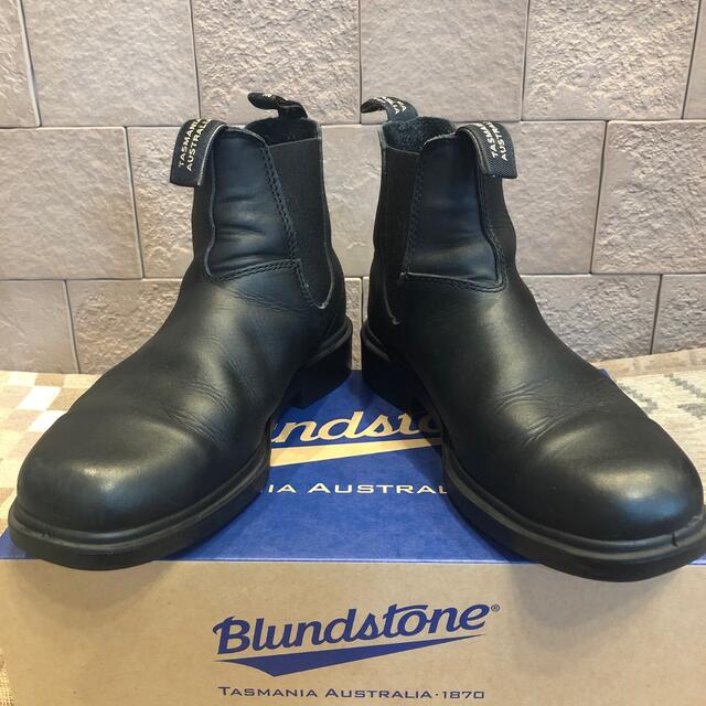 Blundstone - UK8 ブランドストーン スクエアトゥタイプ ブラックの