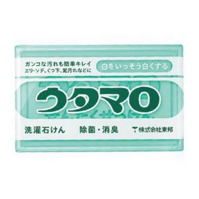 東邦(トウホウ)の【新品未使用】ウタマロ石鹸ケース＋ウタマロ石鹸2個 インテリア/住まい/日用品の日用品/生活雑貨/旅行(洗剤/柔軟剤)の商品写真