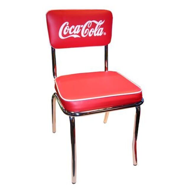 インテリア/住まい/日用品CocaCola コカコーラ カフェチェア アメリカンダイナー 椅子 イス 赤