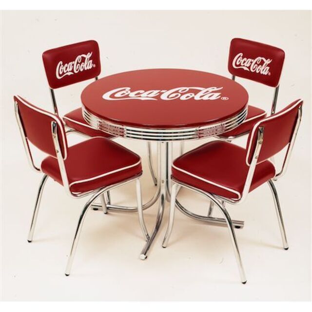 CocaCola コカコーラ カフェチェア アメリカンダイナー 椅子 イス 赤-