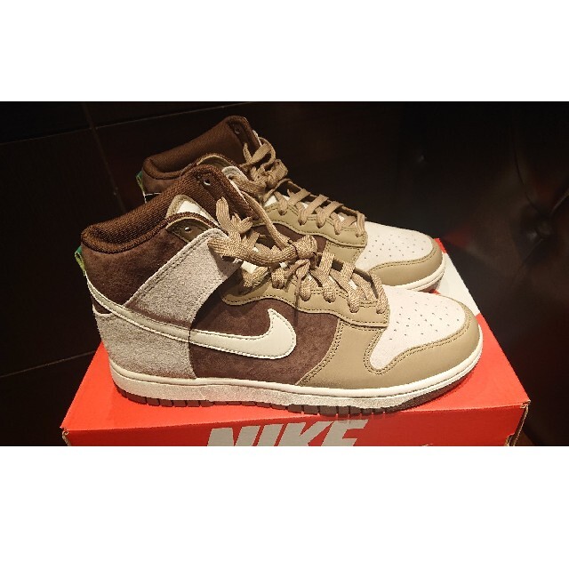 Nike Dunk High PRM Light Chocolate チョコ