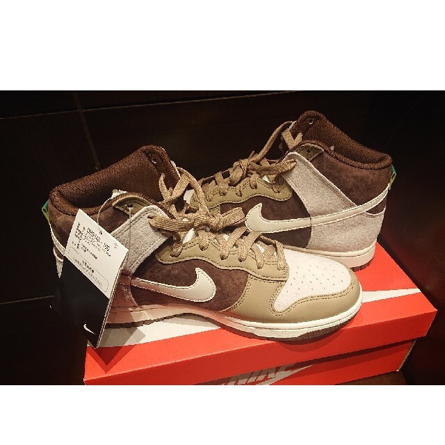 Nike Dunk High PRM Light Chocolate チョコ