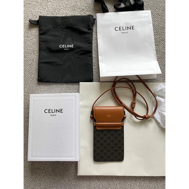 celine(セリーヌ)のセリーヌ　フォンポーチ 美品 レディースのファッション小物(ポーチ)の商品写真