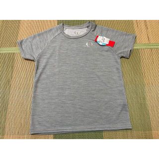 新品☆シャツ クイックドライ 140cm ライトグレー(Tシャツ/カットソー)