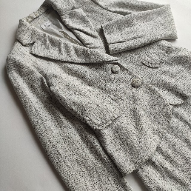 TO BE CHIC トゥービーシック ツイード フォーマルスーツ 40