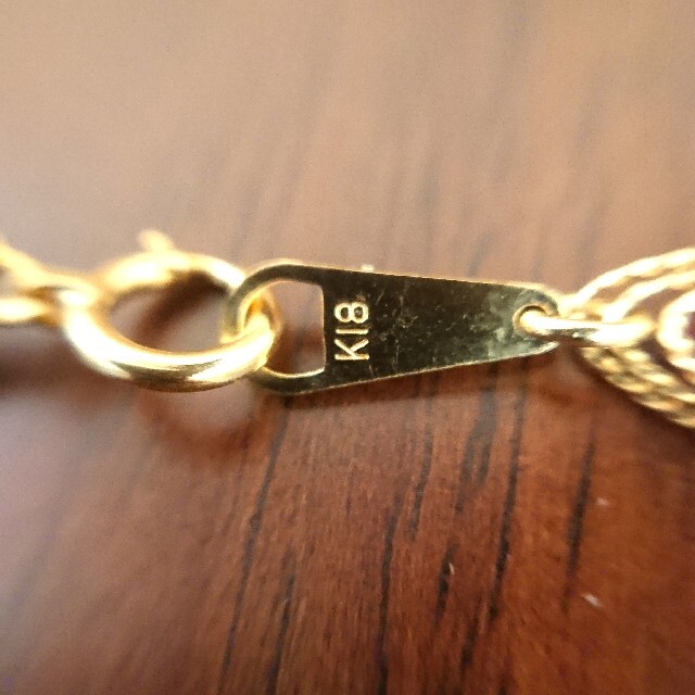rika様専用✨K18✨プラチナ コンビ ネックレス 約22g イエローゴールド レディースのアクセサリー(ネックレス)の商品写真