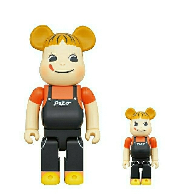 フィギュアBE＠RBRICK ペコちゃん コーヒーミルキー 100％ ＆ 400％