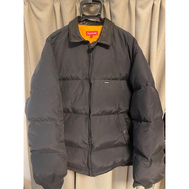 メンズSupreme 19AWLeather Collar Puffy Jacket