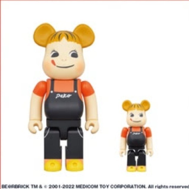 BE@RBRICK ペコちゃん　コーヒーミルキー 100％&400%100%400%状態