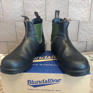 ブランドストーン(Blundstone)のUK10【美品】ブランドストーン　ブラック&グリーン(ブーツ)